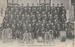 Musique Du 98° Régiment D'Infanterie De Lyon - Belle CPA Animée - Carte écrite - Regiments