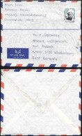 Iran Cover Mailed To Germany 1980s ##06 - Irán