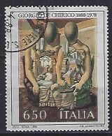 Italy 1988  Giorgio De Chirico  (o) Mi.2040 - 1981-90: Afgestempeld