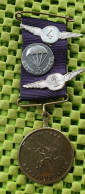 Medaile   :   Airborne , Politie Renkum 2-3-4.  -  Original Foto  !!  Medallion  Dutch . - Police