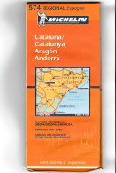 Carte Routière Michelin N° 574 Régional Espagne - Catalogne Aragon Andorre 2006 - Carte Stradali