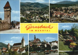 72529163 Gernsbach Storchenturm Total Igelbachstr Kath Kirche Murgpartie Kurpark - Gernsbach