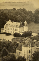 CPA (Yonne). VILLEBLEVIN. Le Château, Vue à Vol D'oiseau - Villeblevin