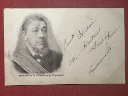 Cartolina - Paul Kruger - Président De La République Du Transvaal - 1901 - Zonder Classificatie