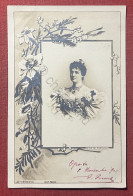Cartolina Commemorativa - Reine De Portugal - 1901 - Ohne Zuordnung