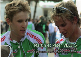 Grand Prix De Fourmies - Martin Et Peter Velits - Cyclisme - Fourmies