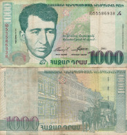 Armenia / 1.000 Dram / 2001 / P-50(a) / VF - Armenia