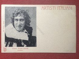 Cartolina Artisti Italiani - Attore Ermete Novelli - 1900 Ca. - Andere & Zonder Classificatie