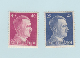 Deutsches Reich Lot De 12 Timbres - Hitler 793 - 794 / 89 - 71 - 46 - Lothringen 1- 5 - Elsaz - Général Gouvernement 43 - Sonstige & Ohne Zuordnung