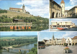72528283 Melnik Tschechien Burg Kirche Marktplatz Elbe Bruecke Melnik Tschechien - Czech Republic