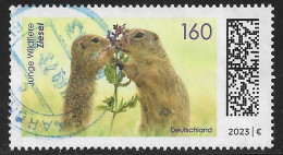 2023  Junge Wildtiere  (Ziesel) - Used Stamps