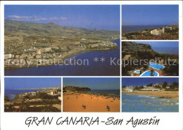 72528272 San Agustin Gran Canaria Strand Hotels Swimming Pool Fliegeraufnahme Sa - Autres & Non Classés