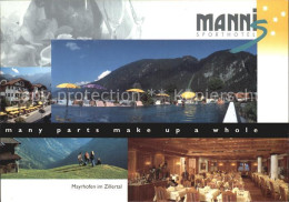 72528254 Mayrhofen Zillertal Sporthotel Manni Restaurant Swimming Pool Zillertal - Autres & Non Classés