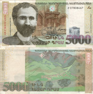 Armenia / 5.000 Dram / 2003 / P-51(a) / VF - Arménie