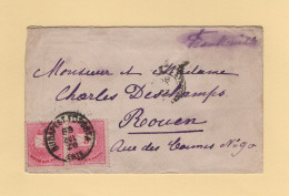 Hongrie - Budapest - 1889 - Destination France - Cartas & Documentos