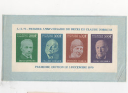 Gabon - Premier Anniversaire Du Décès De Claude Dornier - Gabón (1960-...)