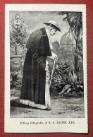 Cartolina Commemorativa - Ultima Fotografia Di S. S. Leone XIII - 1900 Ca. - Sin Clasificación