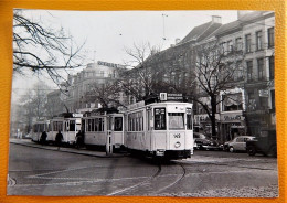 ANTWERPEN  -  Teniersplaats  - Tramway 1958 - Foto J. BAZIN   (15 X 10.5 CM) - Tramways