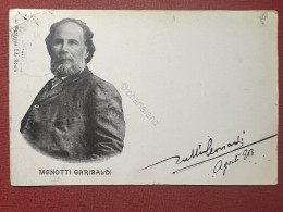 Cartolina Commemorativa - Politico Domenico Menotti Garibaldi - 1903 - Ohne Zuordnung