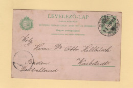 Hongrie - Budapest - Entier Postal - 1900 - Lettres & Documents