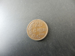 Luxembourg 25 Centimes 1947 - Luxemburgo