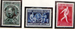 (dcbpf-323) Emile Vandervelde   OBP  731-33    1946   MNH - Unused Stamps