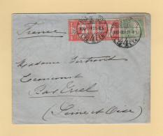 Hongrie - Budapest - 1906 - Destination France - Cartas & Documentos