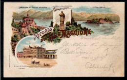 Ricordo Del LAGO MAGGIORE - Viaggiata 1899 - Rif. 08434 - Sonstige & Ohne Zuordnung
