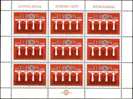Yougoslavie - Jugoslawien - Yugoslavia Bloc Feuillet 1984 Y&T N°F1925 à F1926 - Michel N°KB2046 à KB2047 *** - EUROPA - Blocks & Kleinbögen