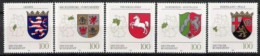 GERMANIA NUOVI MNH ** 1993 STEMMI DEI LANDER TEDESCHI MICHEL NR 1660/1664 - Postzegels