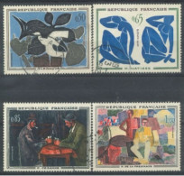 FRANCE - 1961, MODERN, POLYCHROME, PAINTINGS STAMPS COMPLETE SET OF 4, USED - Gebruikt
