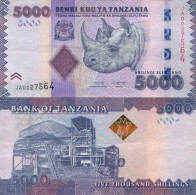 Tanzania / 5.000 Shilingi / 2020 / P-43(c) / VF - Tanzania