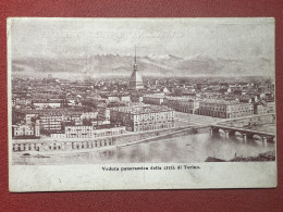 Cartolina - Veduta Panoramica Della Città Di Torino - 1900 Ca. - Autres & Non Classés
