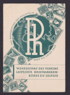 Deutsches Reich Privatganzsache Leipzig Philatelie Werbeschau Börse Briefmarke - Autres & Non Classés