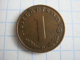 Germany 1 Reichspfennig 1939 D - 1 Reichspfennig