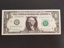 Etats-Unis : Lot De 5 Billets De 1 Dollar / 2017 / B2 (UNC) - Nationale Valuta