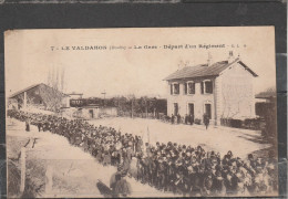 25 - VALDAHON  - La Gare - Départ D' Un Régiment - Other & Unclassified