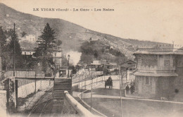 CPA-30-LE VIGAN-La Gare-Les Bains - Le Vigan