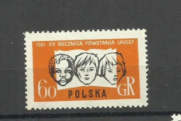 POLAND  1961  MNH - Unused Stamps