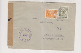 YUGOSLAVIA,1952 ZAGREB  Censored  Cover To Austria - Brieven En Documenten