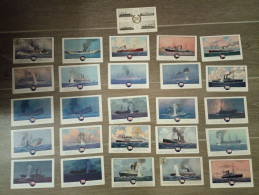 Lot De 26 Cpa Bateaux Coulés Des Messageries Maritimes Ww1 Avec Dates De Torpillage Top Collection - Sammlungen & Sammellose