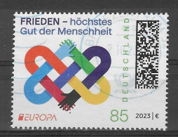 BRD 2023  Mi.Nr. 3765 , EUROPA CEPT / Frieden - Nassklebend - Gestempelt / Fine Used / (o) - Used Stamps