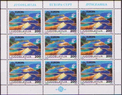 Yougoslavie - Jugoslawien - Yugoslavia Bloc Feuillet 1987 Y&T N°F2098 à F2099 - Michel N°KB2219 à KB2220 *** - EUROPA - Blocks & Sheetlets