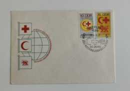 Red Cross, Persia Red Lion And Sun (Iran) , Red Crescent, Germany, 1969, FDC - Otros & Sin Clasificación