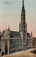 CPA BELGIQUE BRUXELLES Hôtel De Ville - Monumenten, Gebouwen