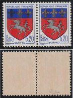 YT N° 1510e Tenant à Normal Signé Calves - Neufs ** - MNH - Cote 200,00 € - Ungebraucht