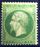 FRANCE                           N° 20                     NEUF*          Cote : 350 € - 1862 Napoleon III