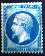 FRANCE                           N° 22                     NEUF*                Cote : 420 € - 1862 Napoléon III.