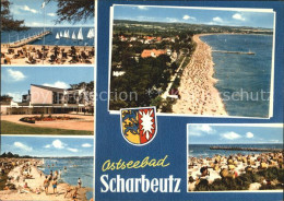 72525840 Scharbeutz Ostseebad Strand Seebruecke Fliegeraufnahme Scharbeutz - Scharbeutz