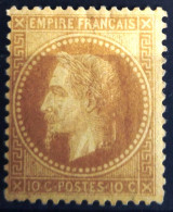 FRANCE                           N° 28 A                     NEUF*                Cote : 850 € - 1863-1870 Napoleon III Gelauwerd